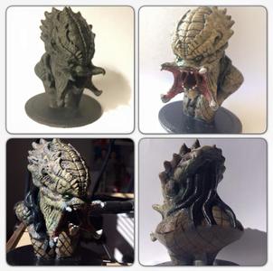 Predator Bust Sculpt (HD)