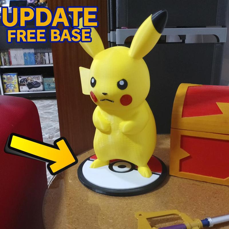 Pikachu Lamp Charging Energy - Pokémon 3D Figure