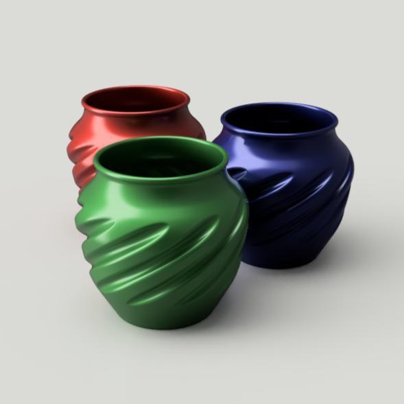 Spiral Plant Pot