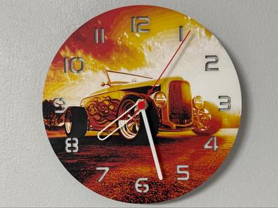 wall / desk clock Hotrod
