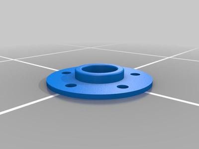 Barbell collar spacer for 5-lug brake rotor
