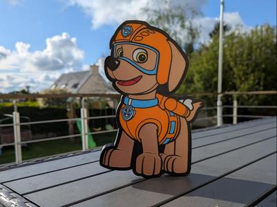lightbox zuma pat patrouille / pawpatrol