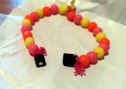 magnetic wrist band connector   