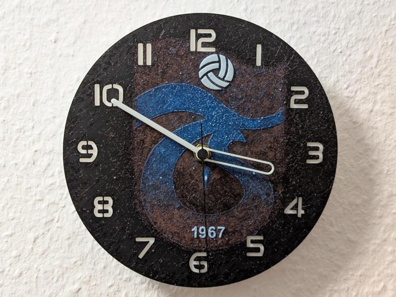 Wall/desk clock Trabzonspor logo