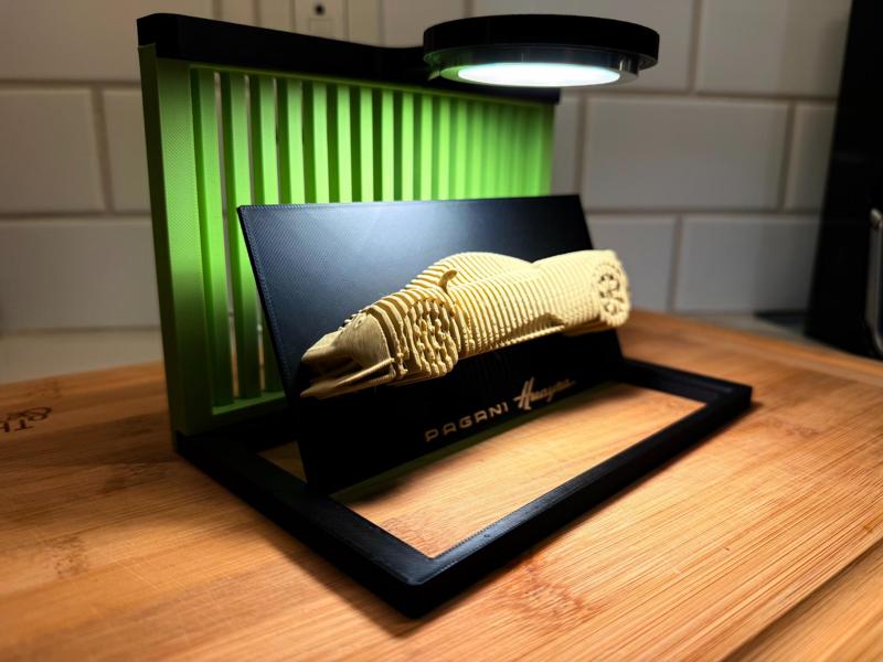 Pagani Huayra - Vertically Layered Car Sculpture