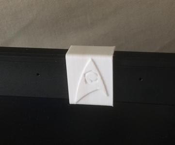 Webcam privacy slide