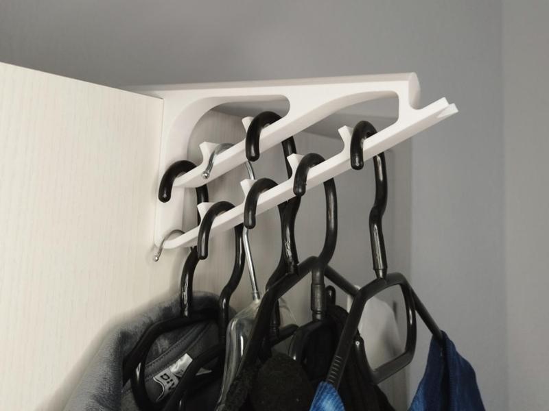 Door / Wall - Coat Hanger - sturdy version for various door thicknesses