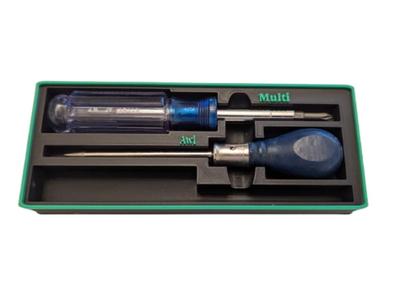 Gridfinity 2x5 Screwdriver and Awl Holder