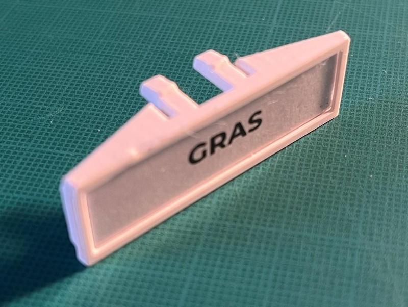 Porte nom façade interphone