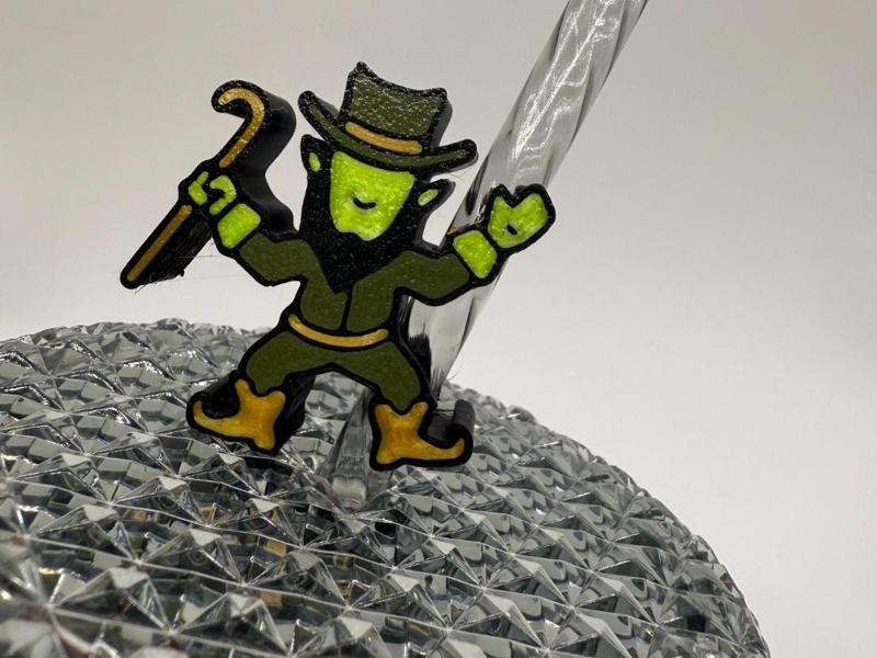 St. Patrick's Day Leprechaun Stanley Straw Topper 