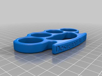 Knuckle Duster paper weight