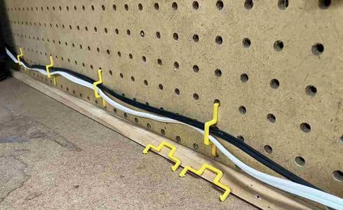 Pegboard Cord Keeper