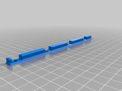 Modified rail base for Kingroon KP3S - Z axis Linear Rail mod