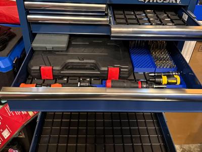 Husky 27in Chest and Cabinet Combo Gridfinity Set