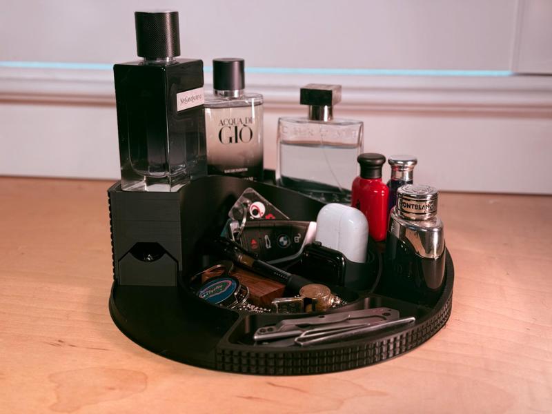 Minimalist Nightstand Organizer – EDC/Cologne/More