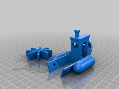 Benchy Paddle Boat (rubber band needed)