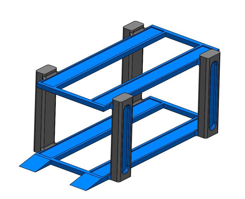 2 Hotwheel Car Elevator Showroom