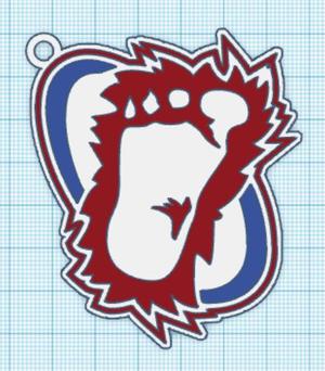 Colorado Avalanche Keychain