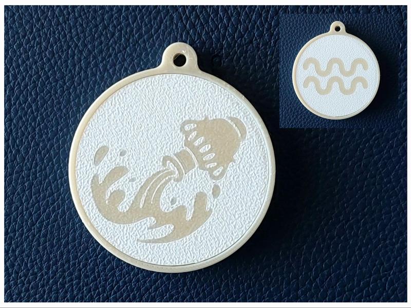 Acquarium Zodiac Keychain