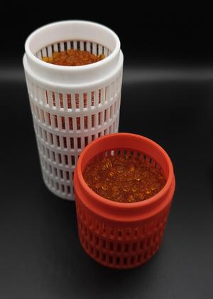 press fit silicacontainer with different sizes