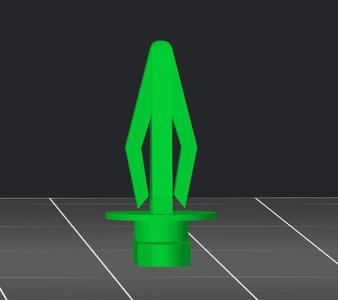 Audi A4 door seal clip