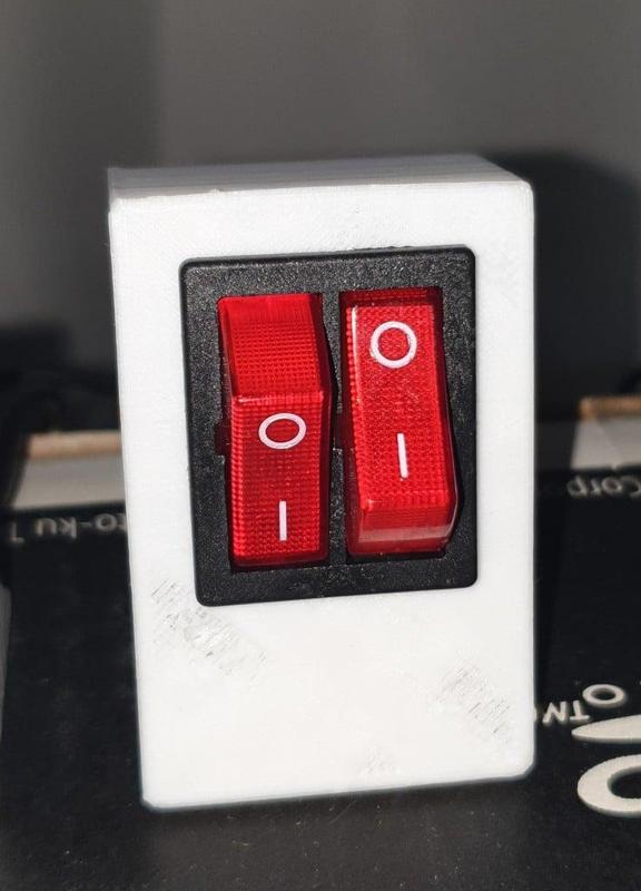 Double Electric Switch Frame