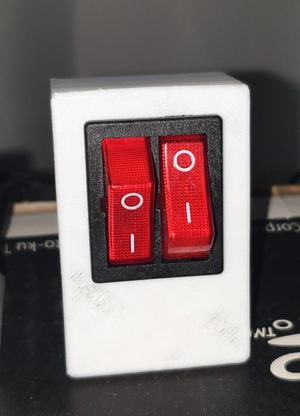 Double Electric Switch Frame