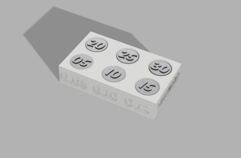 Test de tolérances XY