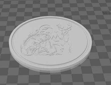 Deer,Bass,Hook Coaster