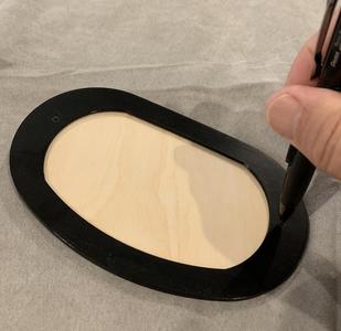 STEM Guitar Bean Plate Hole Template