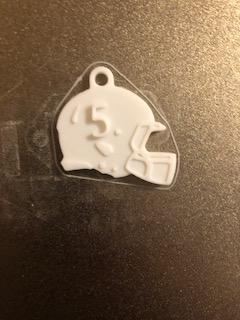 Football Helmet Keychain #5