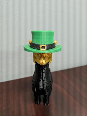 Robo Alpaca _ St-Patty's Hat