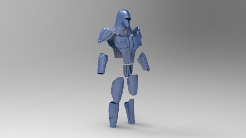 Mandalorian Neo Crusader Armor Set KOTOR