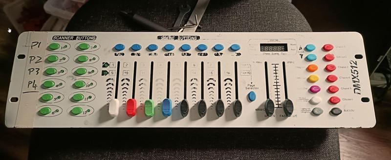 Replacement Slider and Button for "DMX192" unbranded DMX controller