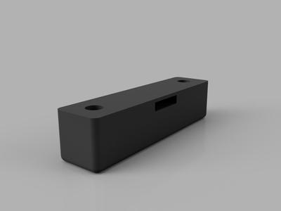 Door Handle with magnet pouch (more clearance for magnet)