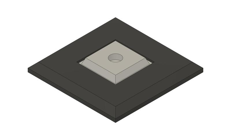 Custom base for Metal Earth's Hubble Telescope