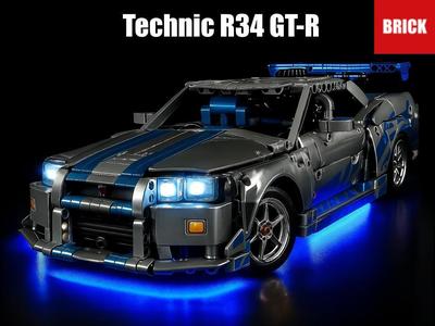 Brick Technic R34 GT-R Skyline Set