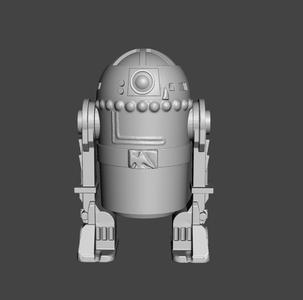 STAR WARS R2-D2 BLUE SNAGGLETOOTH HALLOWEEN SPECIAL 2024, CUSTOM UNPRODUCED KENNER, HASBRO ACTION FIGURE, 3.75", 1/18, 5POA