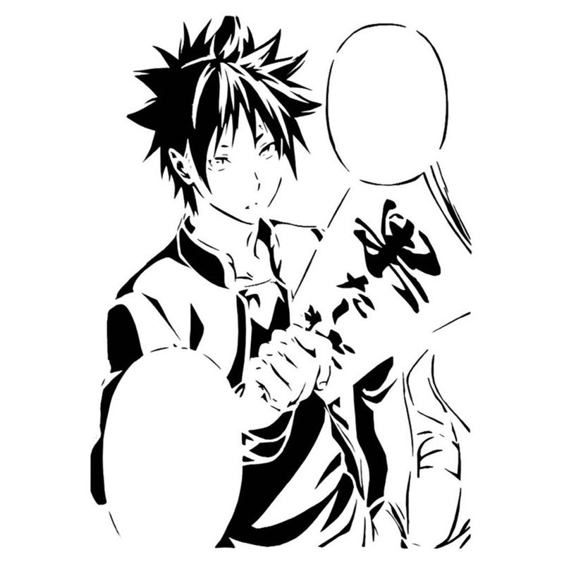 Sōma Yukihira stencil 3