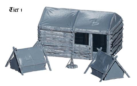 bandit camp scenery SET (STL Files)