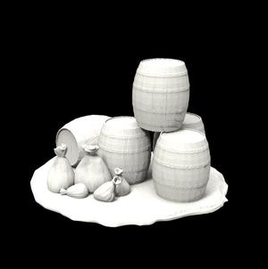 Barrels Decoration B0903