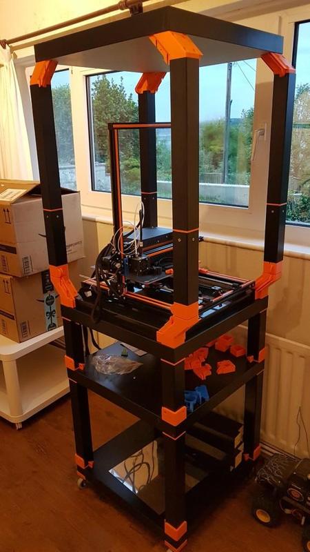 IKEA Lack Offset Enclosure brackets for larger printers (E12 etc)