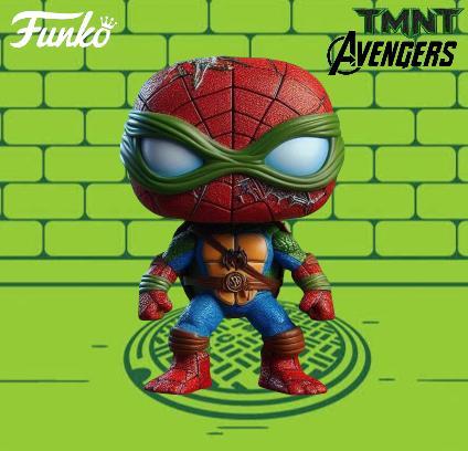 TMNT Spider man Funko Pop