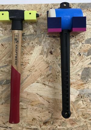 Gummihammerhalter / Rubber hammer holder