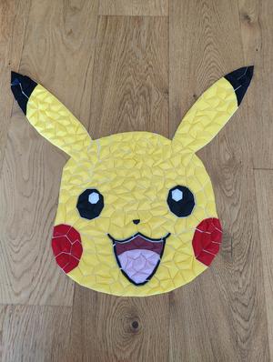 Pikachu - geometric wall art