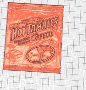 Hot tamale gum pack