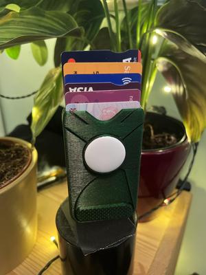 Cascade wallet V2 - AirTag (Print-in-place)
