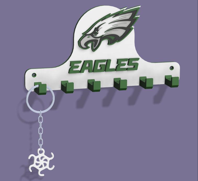Philadelphia Eagles NFL KEYS HOLDER WALL