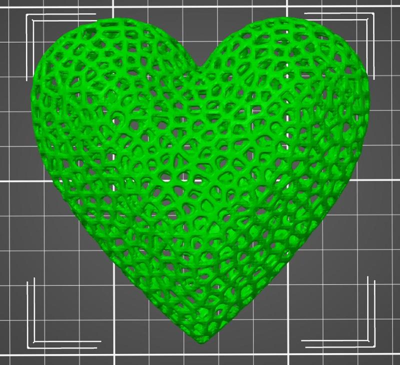 voronoi heart