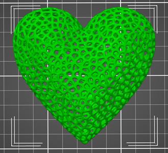 voronoi heart